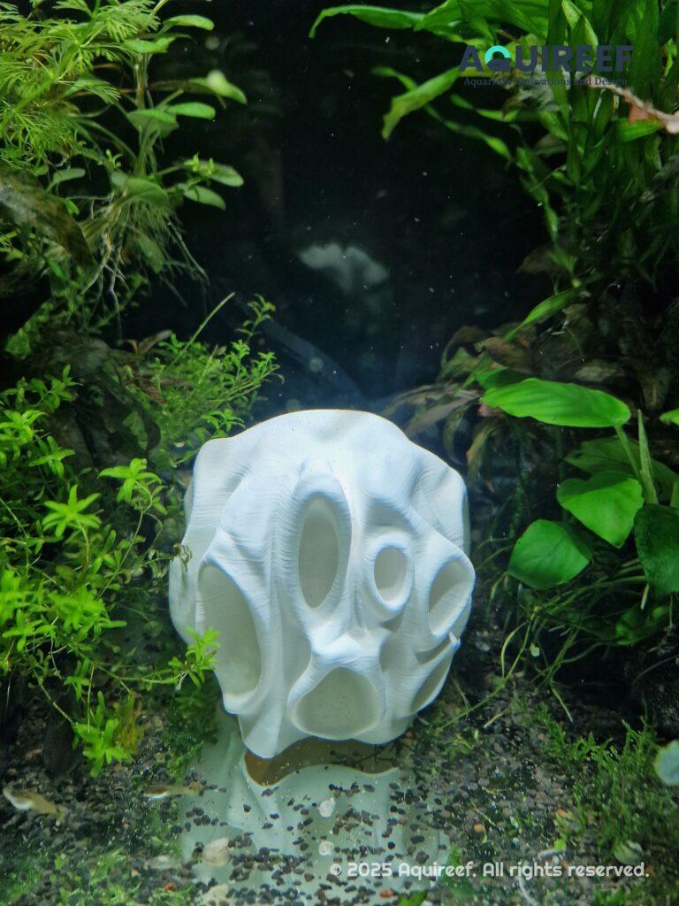 Custom designed 3D Printed Cichlid fish Cave in Aquarium