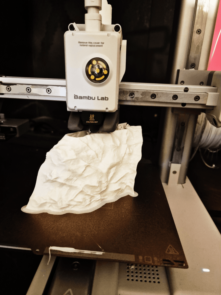 Testing for 3d print aquarium decor problems with a test print on my bambu lab printer