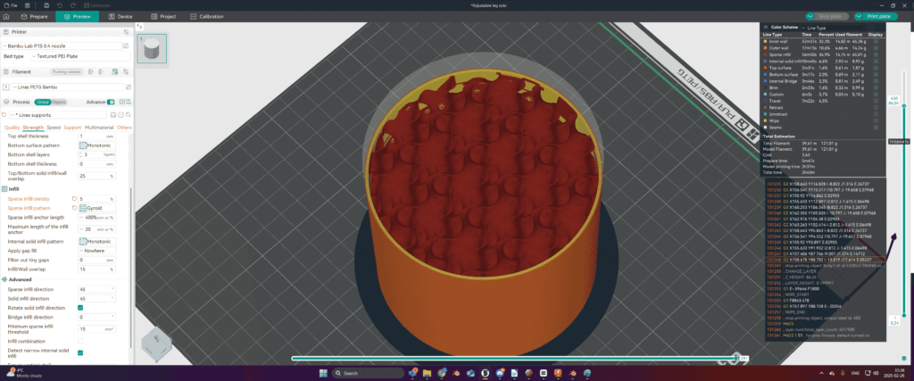 Design software used to create custom 3D printable aquarium designs - gyroid structures