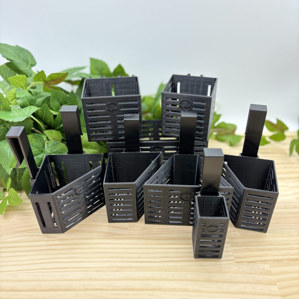 3D printed aquarium accessories - planters and plant growout pods for your aquarium
