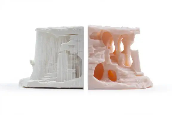A example of failed vs successful 3d print: a difference in free and paid STL files