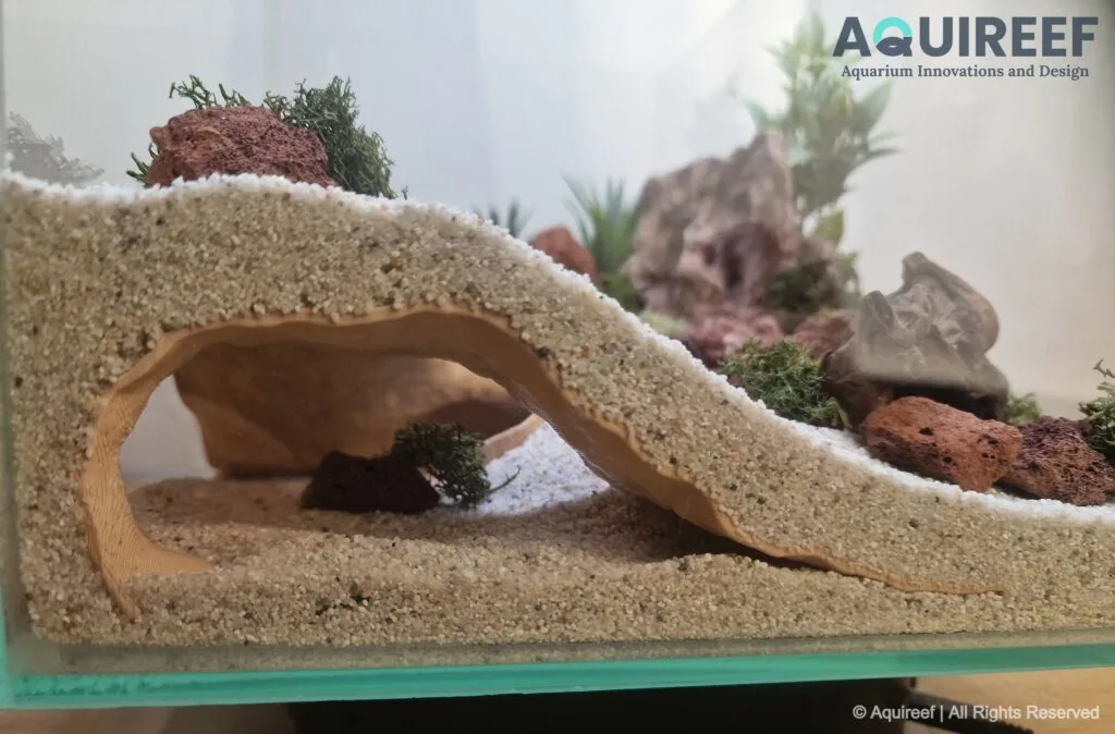 Aquireef3D Custom Print Blog showcasing the Riptide aquarium terrarium fish hide cave decoration 4 min