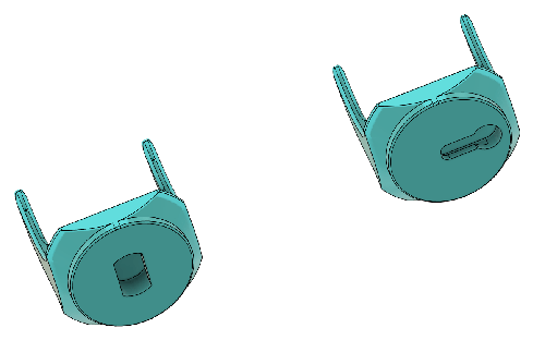 Suction cup veggie holder - a fish tank 3d print accessory by Aquireef3D