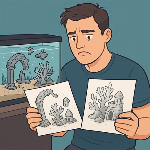 A failed aquarium 3d print - how, why and what to do