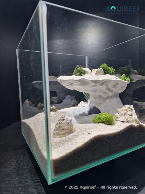 Printable Aquarium & Terrarium Cave STL | Vertical Cliff Hide with Shelter for Fish and Reptiles | Multi-Level Fish and Reptile Cliff - Image 2