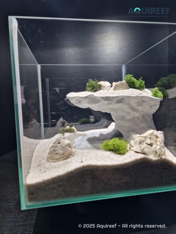 Printable Aquarium & Terrarium Cave STL | Vertical Cliff Hide with Shelter for Fish and Reptiles | Multi-Level Fish and Reptile Cliff - Image 3