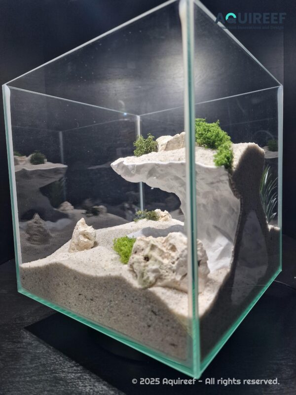 Printable Aquarium & Terrarium Cave STL | Vertical Cliff Hide with Shelter for Fish and Reptiles | Multi-Level Fish and Reptile Cliff - Image 4