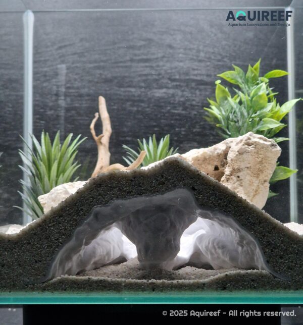 Aquarium & Terrarium Elephant Nose Tunnel Cave | 3D Printable Fish Tank and Terrarium Decor | Fish, Reptile, Gecko and Snake Hide STL - Image 2