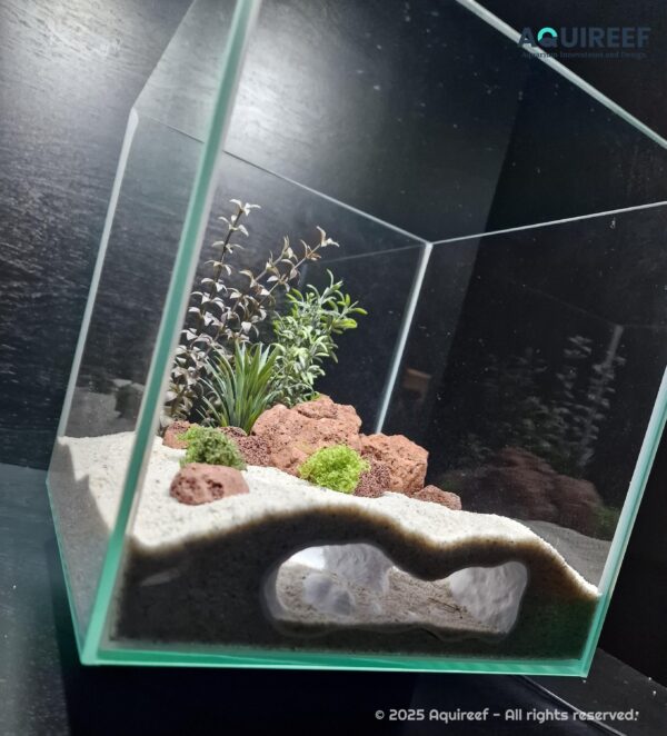 Natural Aquarium Cave Hide | 3D Printable Shelter for Fish Tanks & Terrariums | Fish, Axolotl, Reptile, Gecko, Snake, Insect, Spider Hideout - Image 5