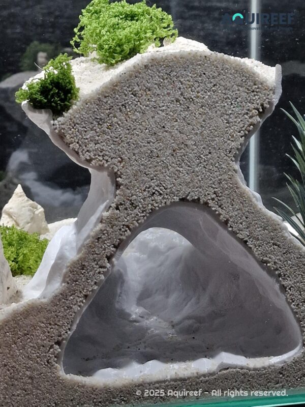 Printable Aquarium & Terrarium Cave STL | Vertical Cliff Hide with Shelter for Fish and Reptiles | Multi-Level Fish and Reptile Cliff - Image 8