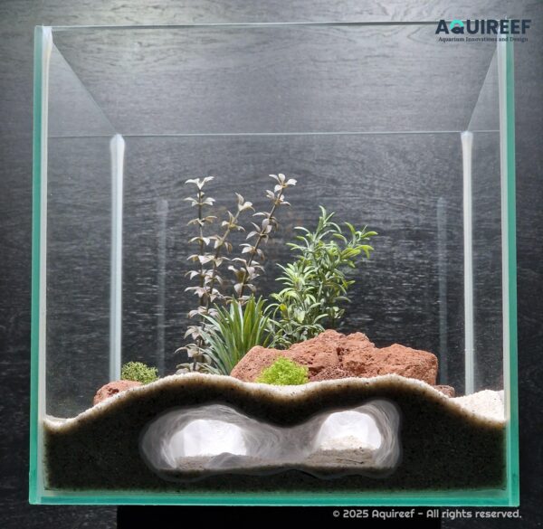 Natural Aquarium Cave Hide | 3D Printable Shelter for Fish Tanks & Terrariums | Fish, Axolotl, Reptile, Gecko, Snake, Insect, Spider Hideout - Image 4