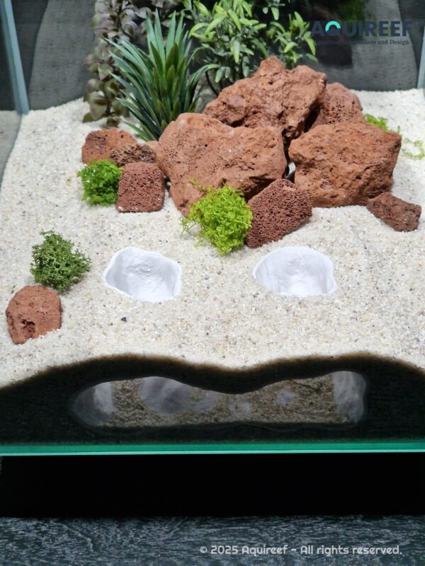 Natural Aquarium Cave Hide | 3D Printable Shelter for Fish Tanks & Terrariums | Fish, Axolotl, Reptile, Gecko, Snake, Insect, Spider Hideout - Image 3