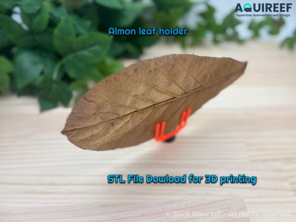 3D Printable Leaf Holder STL, Natural Shrimp Shelter, Shrimp Hide Aquarium Decor, Aquascape Plant Tool, Fish Tank Accessories DIY STL File