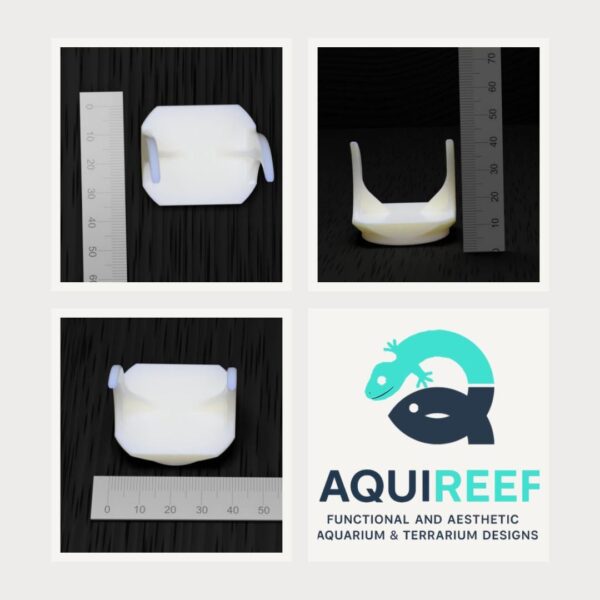 Veggie Clip for Aquarium, Fish Food Holder, Cucumber Hook for Plecos, Shrimp & Snails | 3D Printable STL - Image 10