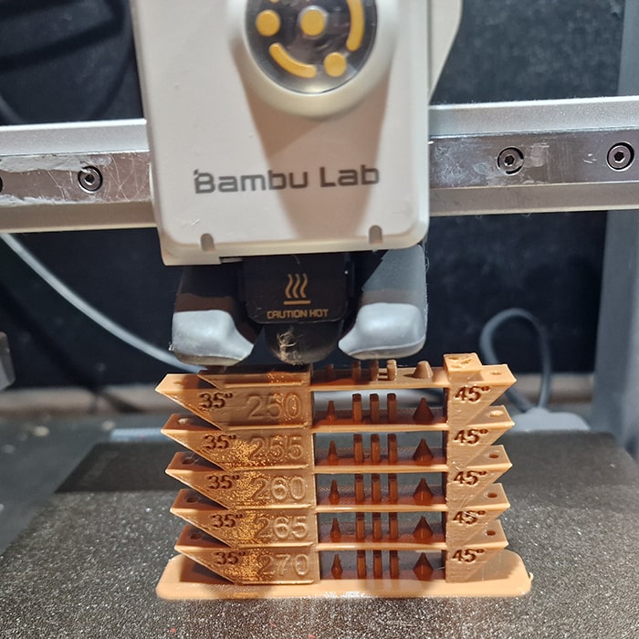 3d printing petg temperature tower