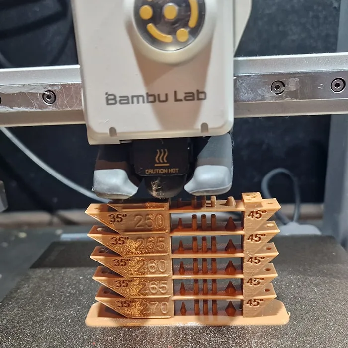 3d printing petg temperature tower
