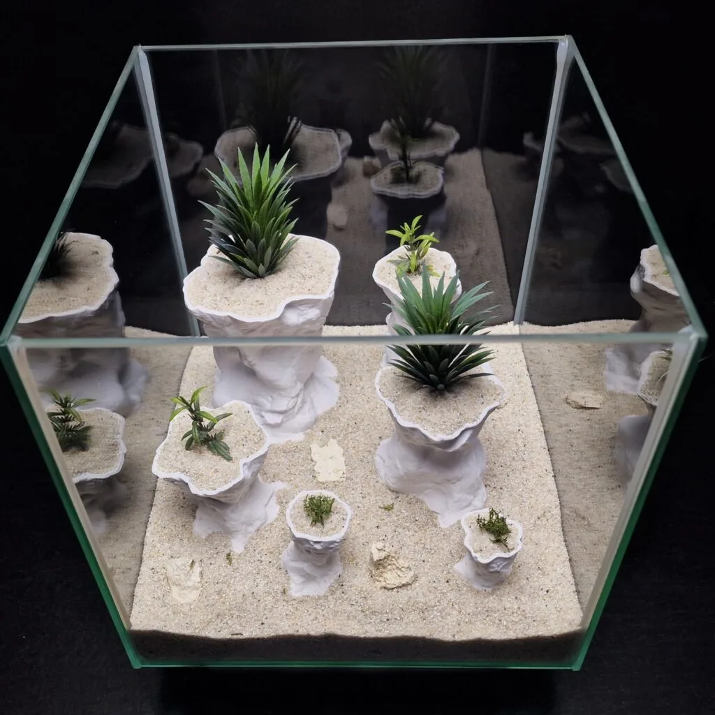 Aquarium & Terrarium 3D Print Designs Collection - the Multifunctional Planter Caves by Aquireef3D