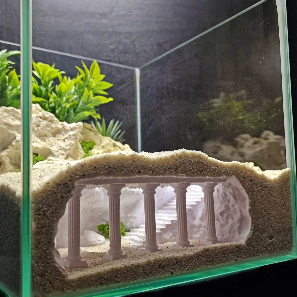 Aquarium and Terrarium 3D Print Designs Collection - the Echoes of Rome Cave by Aquireef3D