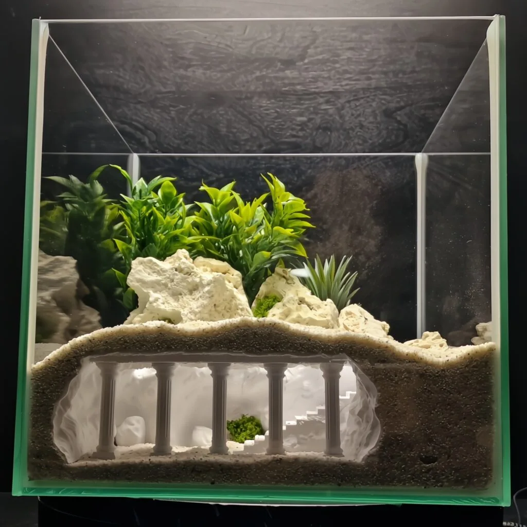 Aquarium and Terrarium 3D Print Designs Collection - the Echoes of Rome Cave by Aquireef3D