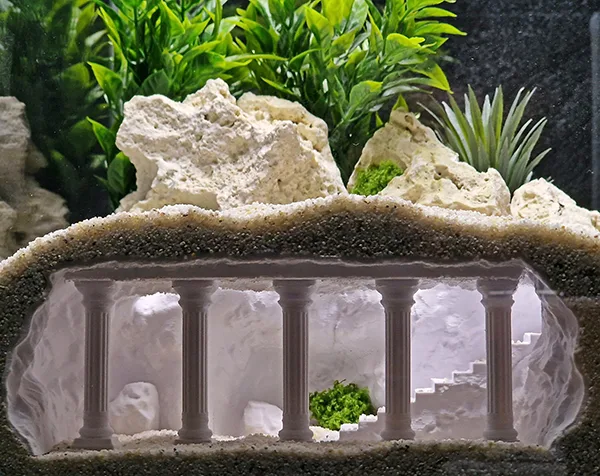 Aquarium and Terrarium 3D Print Designs Collection - the Echoes of Rome Cave by Aquireef3D
