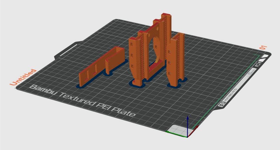 Aquireef3D Custom Print Blog showcasing the Slicer view of 3d print planters by Aquireef3D