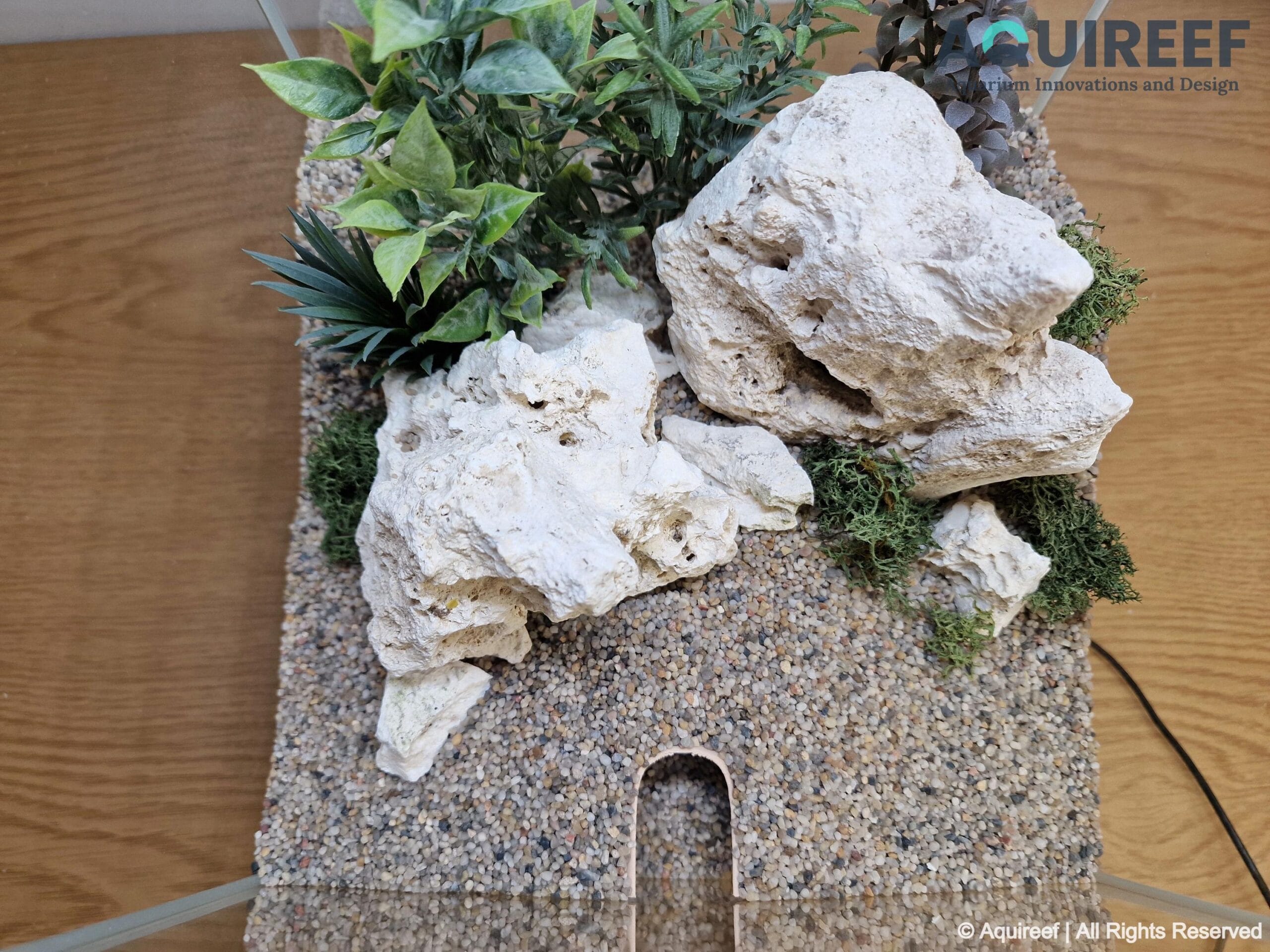 Aquarium & Terrarium Pet Hide - Aquascaping Decor and Critter Cave  | Volcano Cave 3D Printable STL File - Image 4