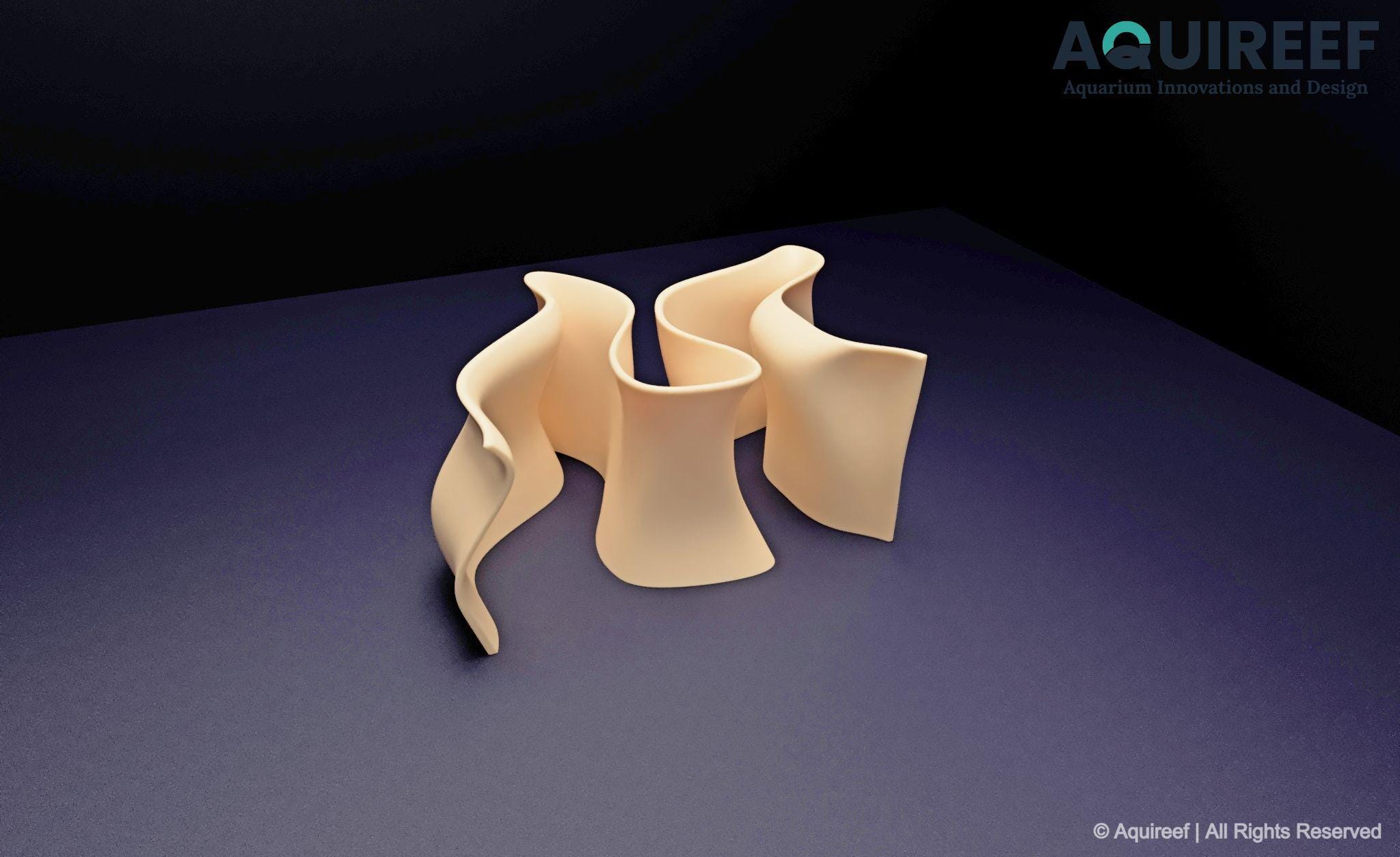 Aquarium & Terrarium Bottom Maze Shelter - Buried in Substrate Exploration and Hiding Spot for Pets | The Sunken Hollow 3D Printable STL File - Image 7