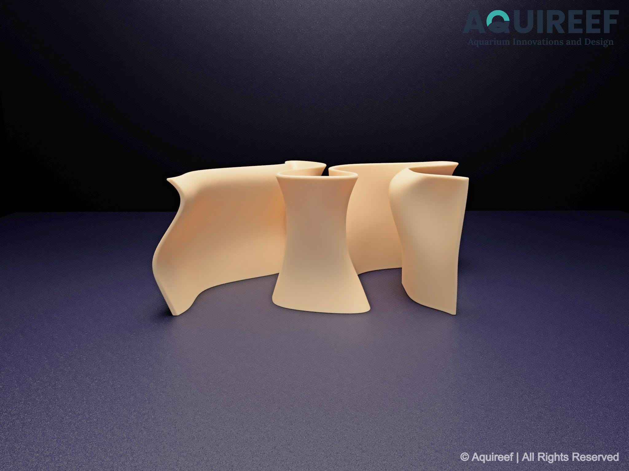 Aquarium & Terrarium Bottom Maze Shelter - Buried in Substrate Exploration and Hiding Spot for Pets | The Sunken Hollow 3D Printable STL File - Image 8