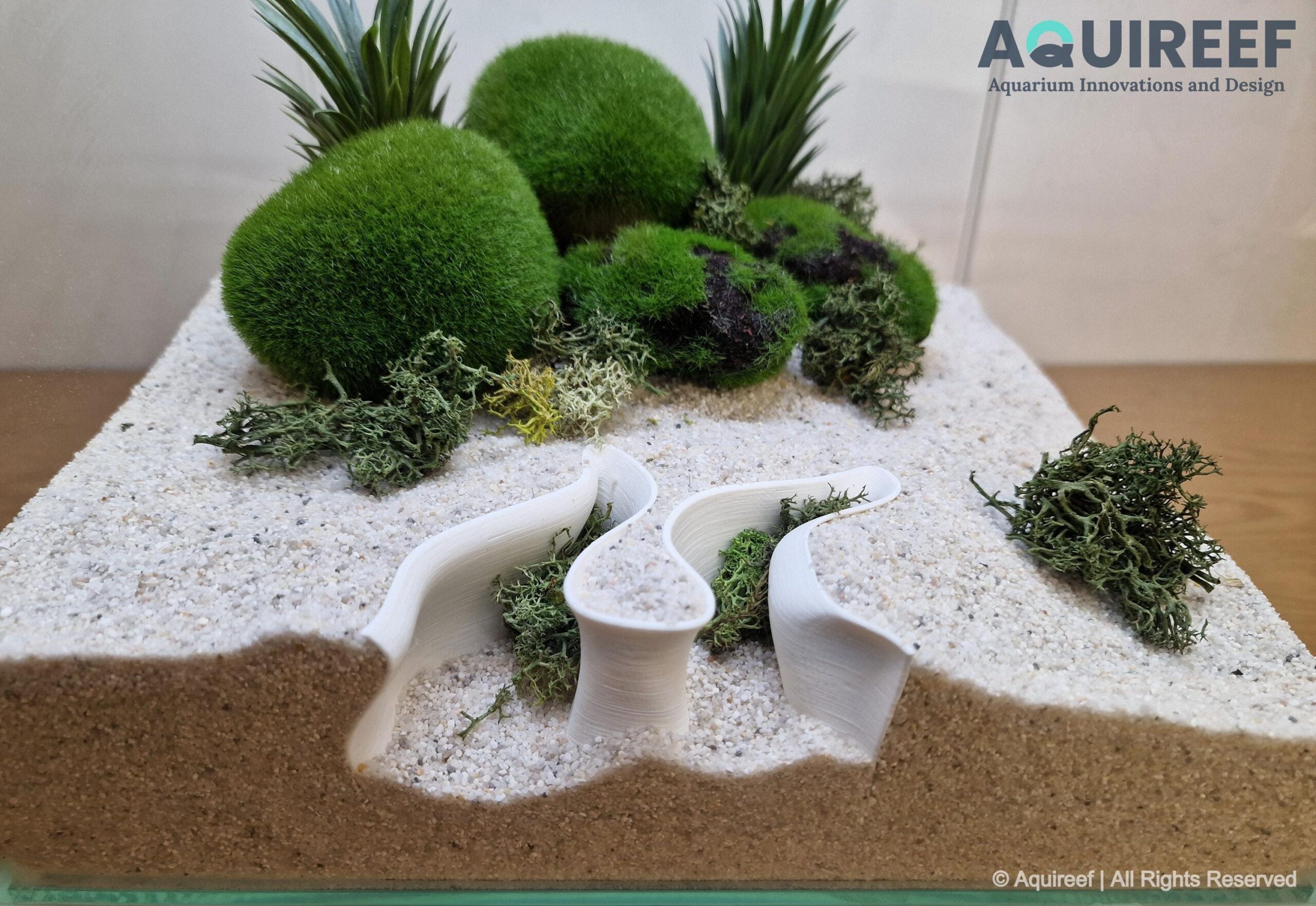 Aquarium & Terrarium Bottom Maze Shelter - Buried in Substrate Exploration and Hiding Spot for Pets | The Sunken Hollow 3D Printable STL File - Image 6