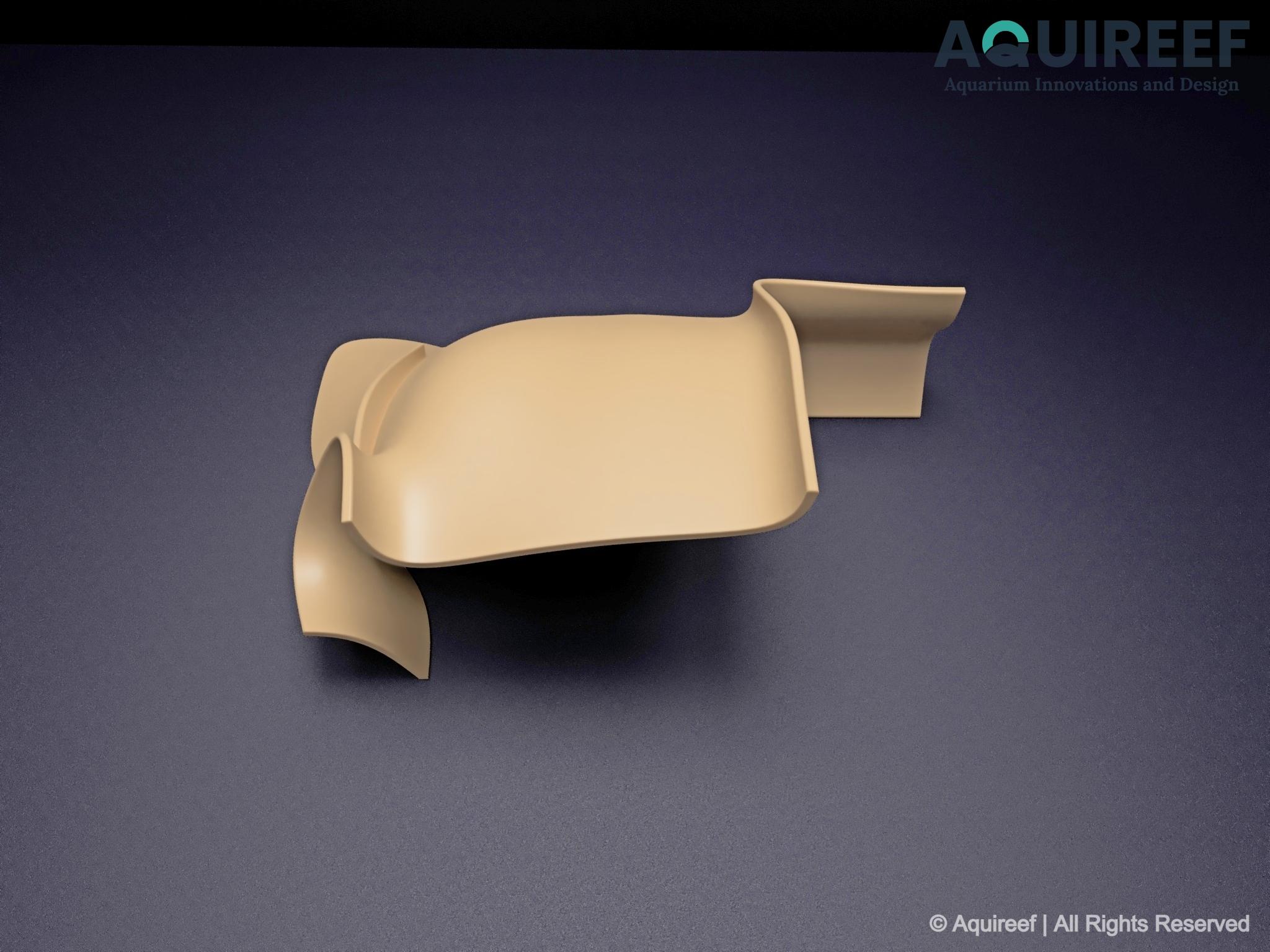 Aquarium & Terrarium Corner Hide - Fish Shelter and Reptile Cave, Fish and Reptile Tank Decor, Aquascaping Set | Tidal Hollow Cave 3D Printable STL File - Image 8