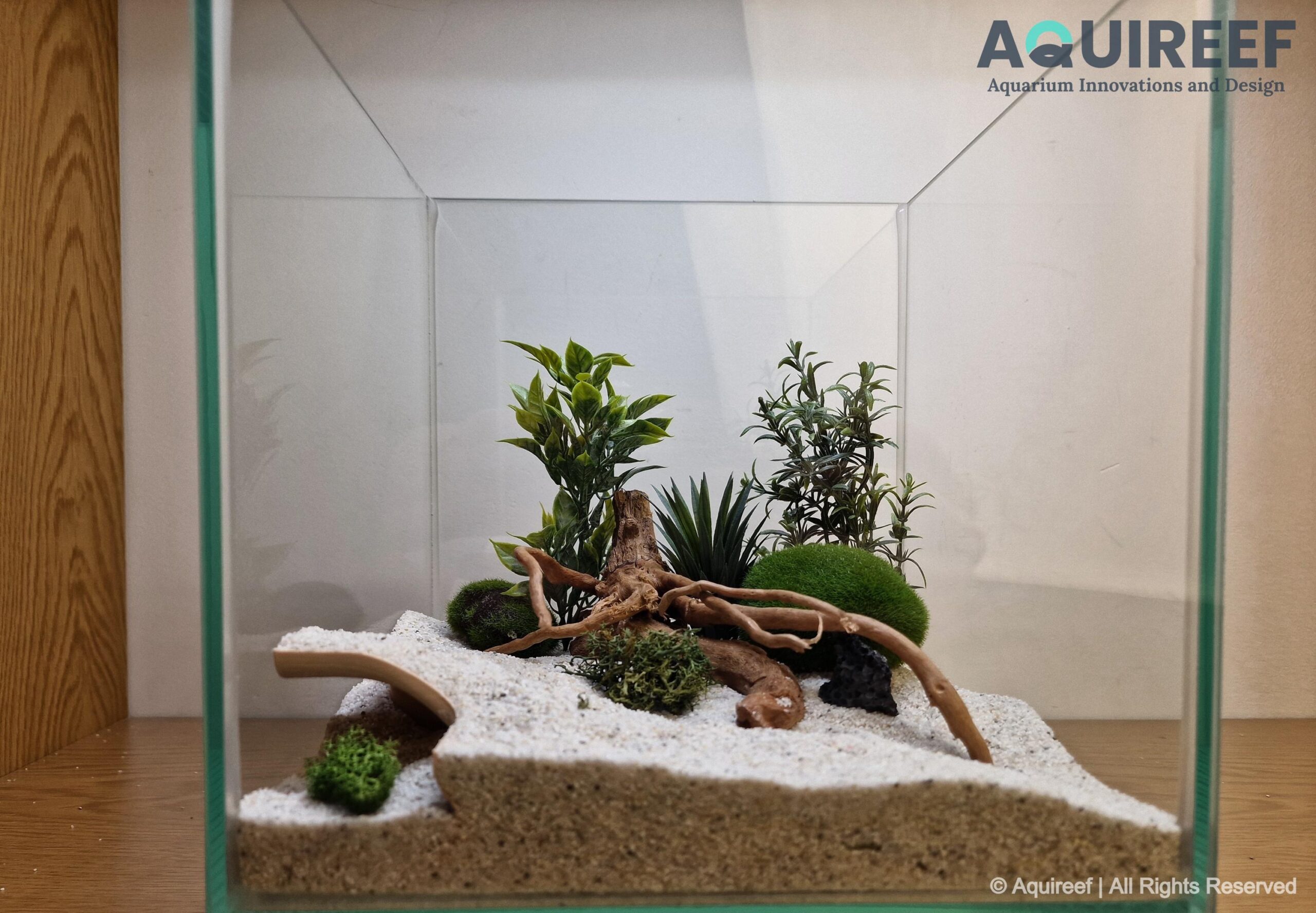 Aquarium & Terrarium Corner Hide - Fish Shelter and Reptile Cave, Fish and Reptile Tank Decor, Aquascaping Set | Tidal Hollow Cave 3D Printable STL File - Image 6