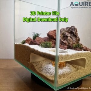Corner Cave for Aquarium & Terrarium Decor - Critter Hide | Stoneflare Refuge 3D Printable STL File