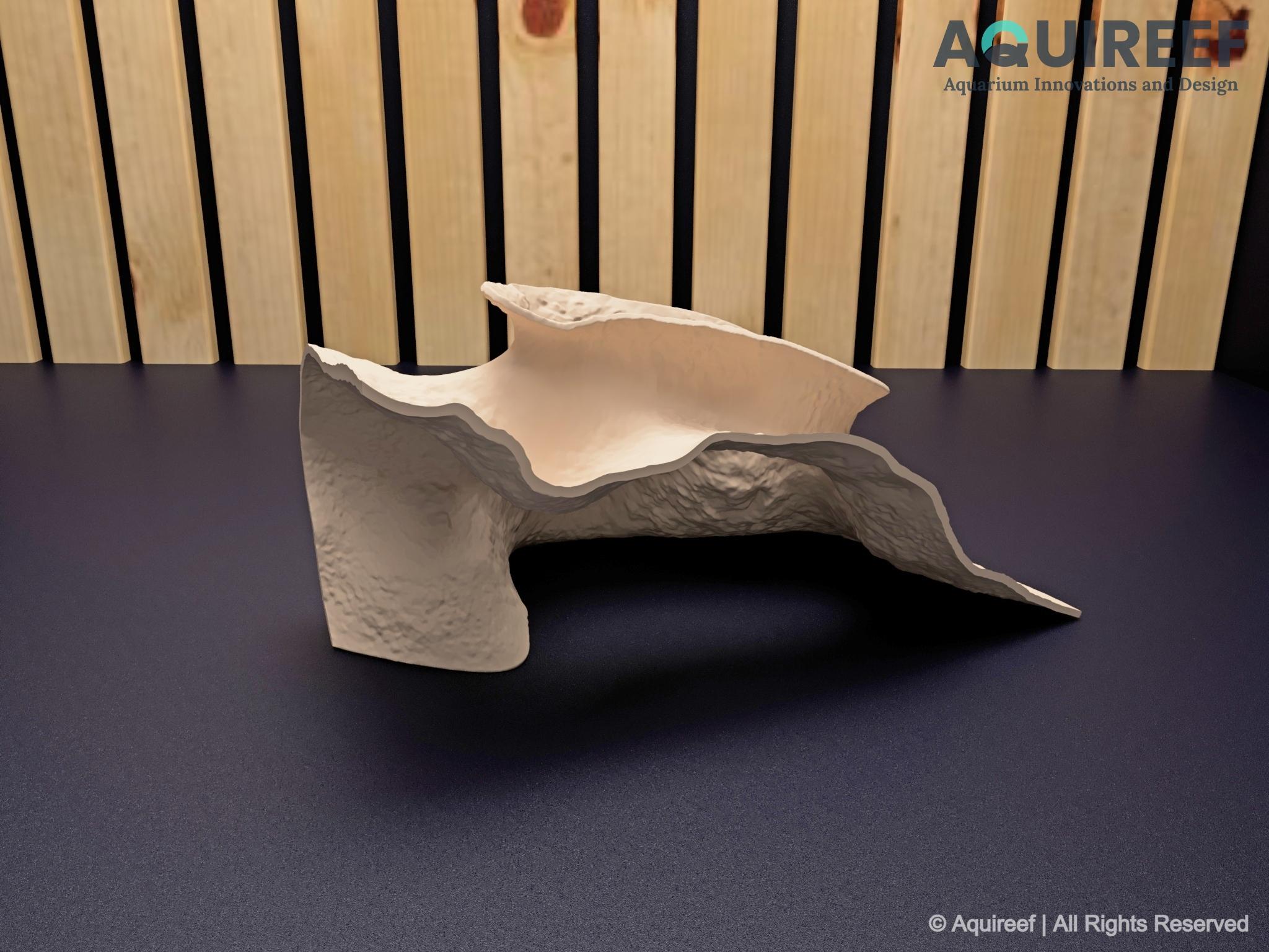 Aquarium & Terrarium Corner Cave - Critter Hide Zone, Natural Tank Corner Decor, Aquascaping Accessory | The Sea Flow Cave 3D Printable STL File - Image 8