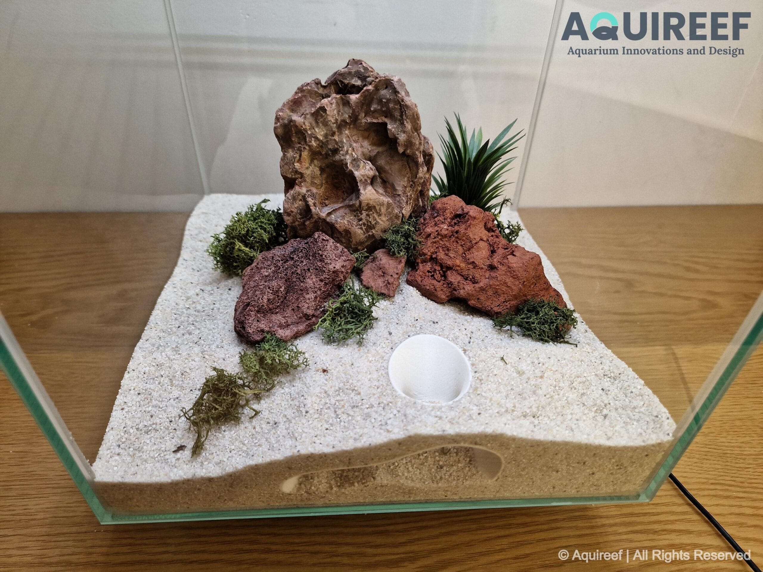 Terrarium & Aquarium Underground Pet Hide - Rest and Observation Zone | Twilight Refuge 3D Printable STL File - Image 3