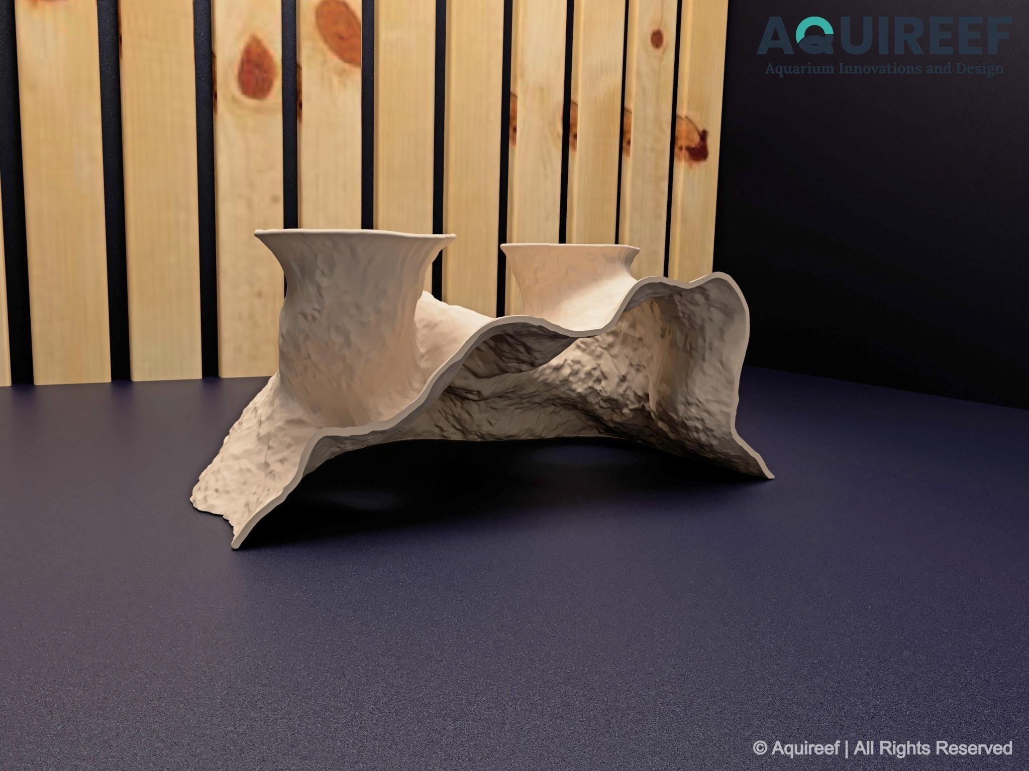 Dual Entrance Aquarium & Terrarium Underground Cave - Hide and Relax Spot for Pets | Whisperstone Cave 3D Printable STL File - Image 7