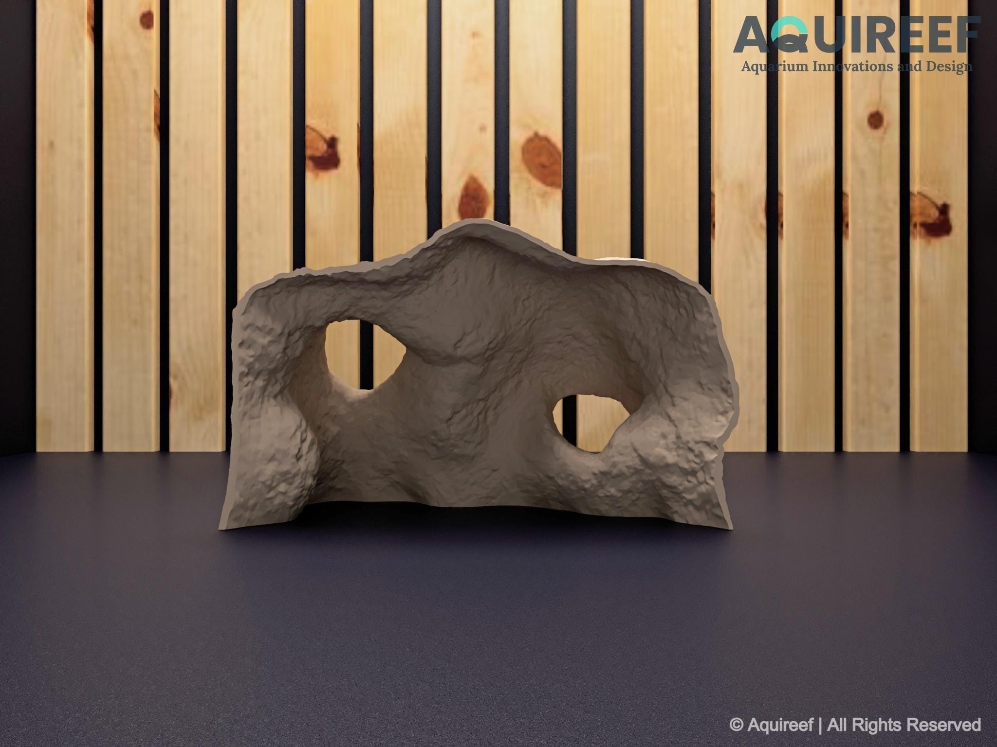 Dual Entrance Aquarium & Terrarium Underground Cave - Hide and Relax Spot for Pets | Whisperstone Cave 3D Printable STL File - Image 8