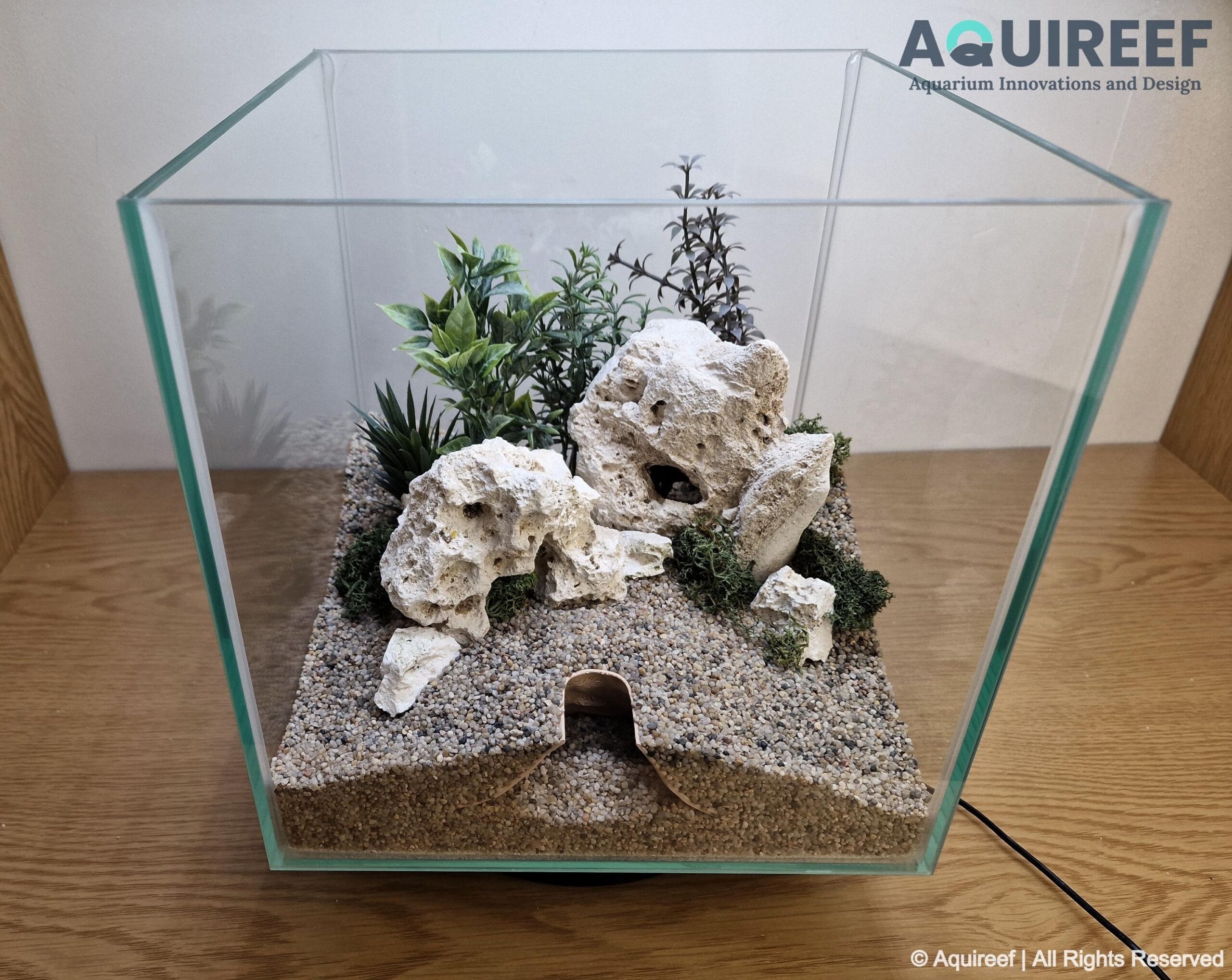 Aquarium & Terrarium Pet Hide - Aquascaping Decor and Critter Cave  | Volcano Cave 3D Printable STL File - Image 5