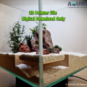 Aquarium Corner Cave for Fish Hide, Terrarium Decoration and Reptile Lair | Emberfall Den 3D Printable STL File