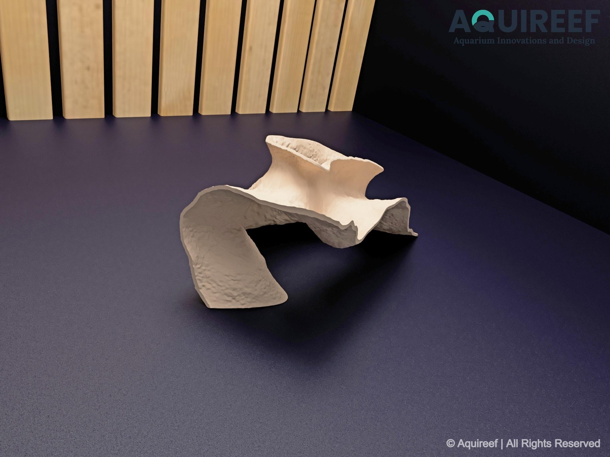 Aquarium & Terrarium Corner Cave - Critter Hide Zone, Natural Tank Corner Decor, Aquascaping Accessory | The Sea Flow Cave 3D Printable STL File - Image 10