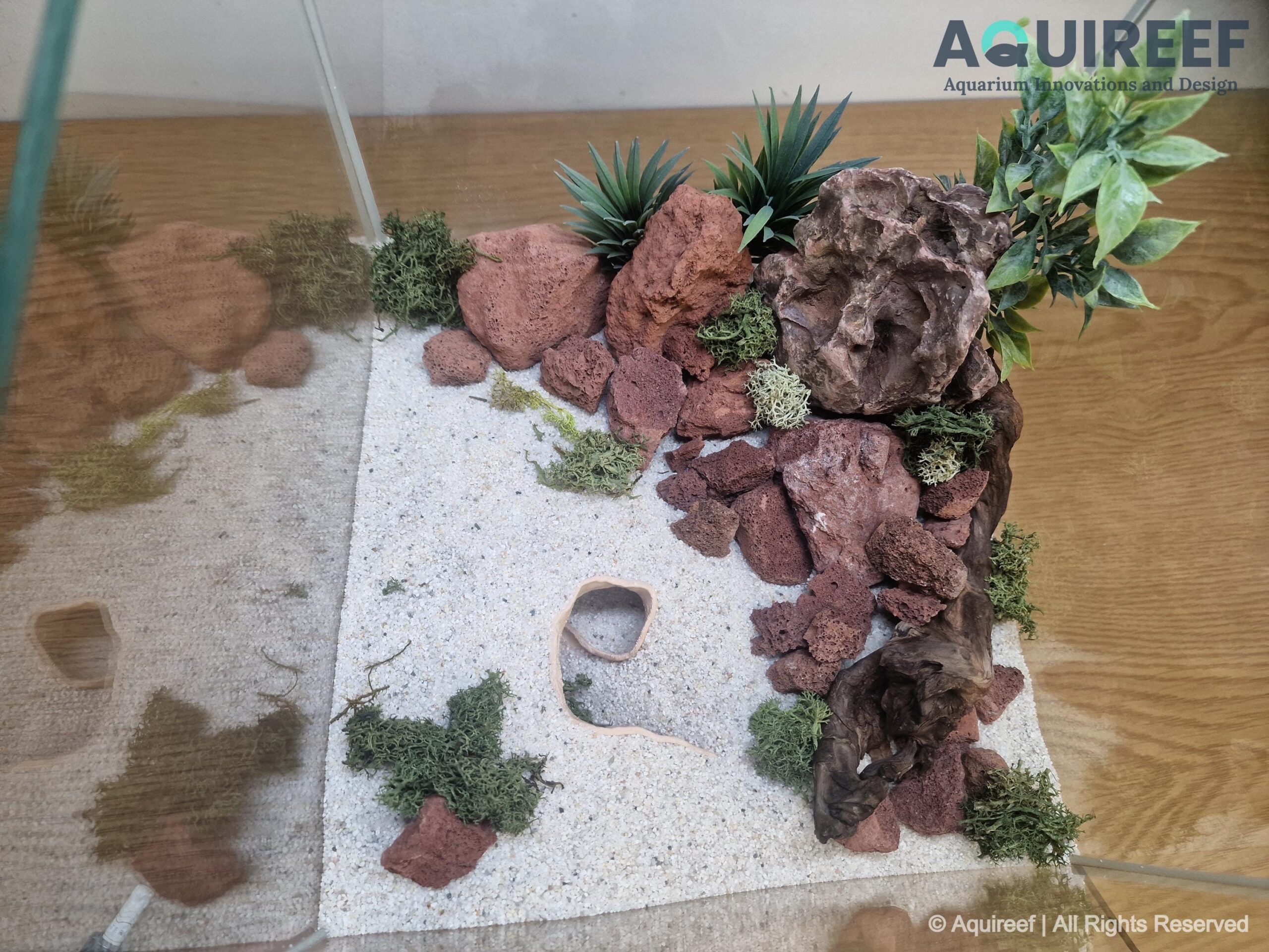 Aquarium & Terrarium Functional Corner Decor Cave - Pet Shelter and Rest Zone, Aquascaping Accessory | The Riptide Cave 3D Printable STL File - Image 4