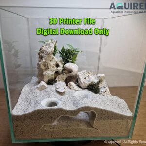 Dual Entrance Aquarium & Terrarium Underground Cave - Hide and Relax Spot for Pets | Whisperstone Cave 3D Printable STL File