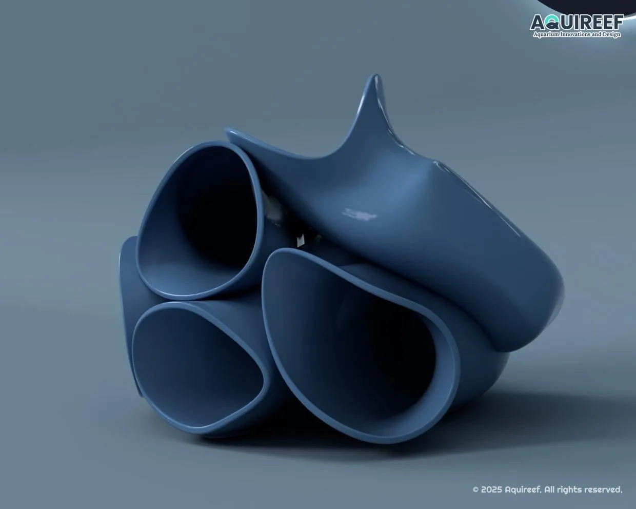 Underwater Fish Hide Cave: Pleco, Cichlid, Corydoras Catfish, Loach and Shrimp Shelter Cave, Fish Tank Futuristic Decor | Pleco Hotel 3D Printable STL File - Image 7