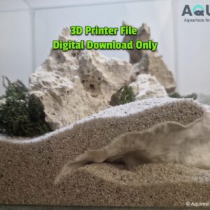 !!! Flow Aquarium Cave - Printable Fish Hideout, Aquarium & Terrarium Decor, Fish Tank Accessories | STL File for 3D Print