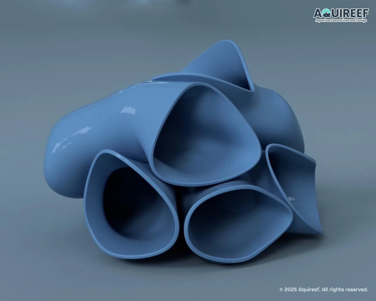 Underwater Fish Hide Cave: Pleco, Cichlid, Corydoras Catfish, Loach and Shrimp Shelter Cave, Fish Tank Futuristic Decor | Pleco Hotel 3D Printable STL File - Image 6