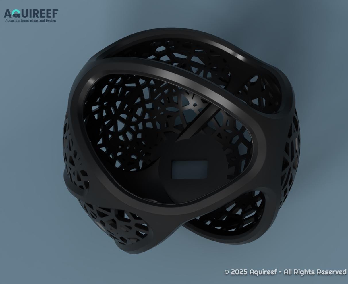 Betta Cave Hammock - Floating, Mounted and Free Placement Aquarium Fish Resting Cave, Modern Betta Fish Hide and Playground | Betta Hammock 3D Printable STL File - Image 7