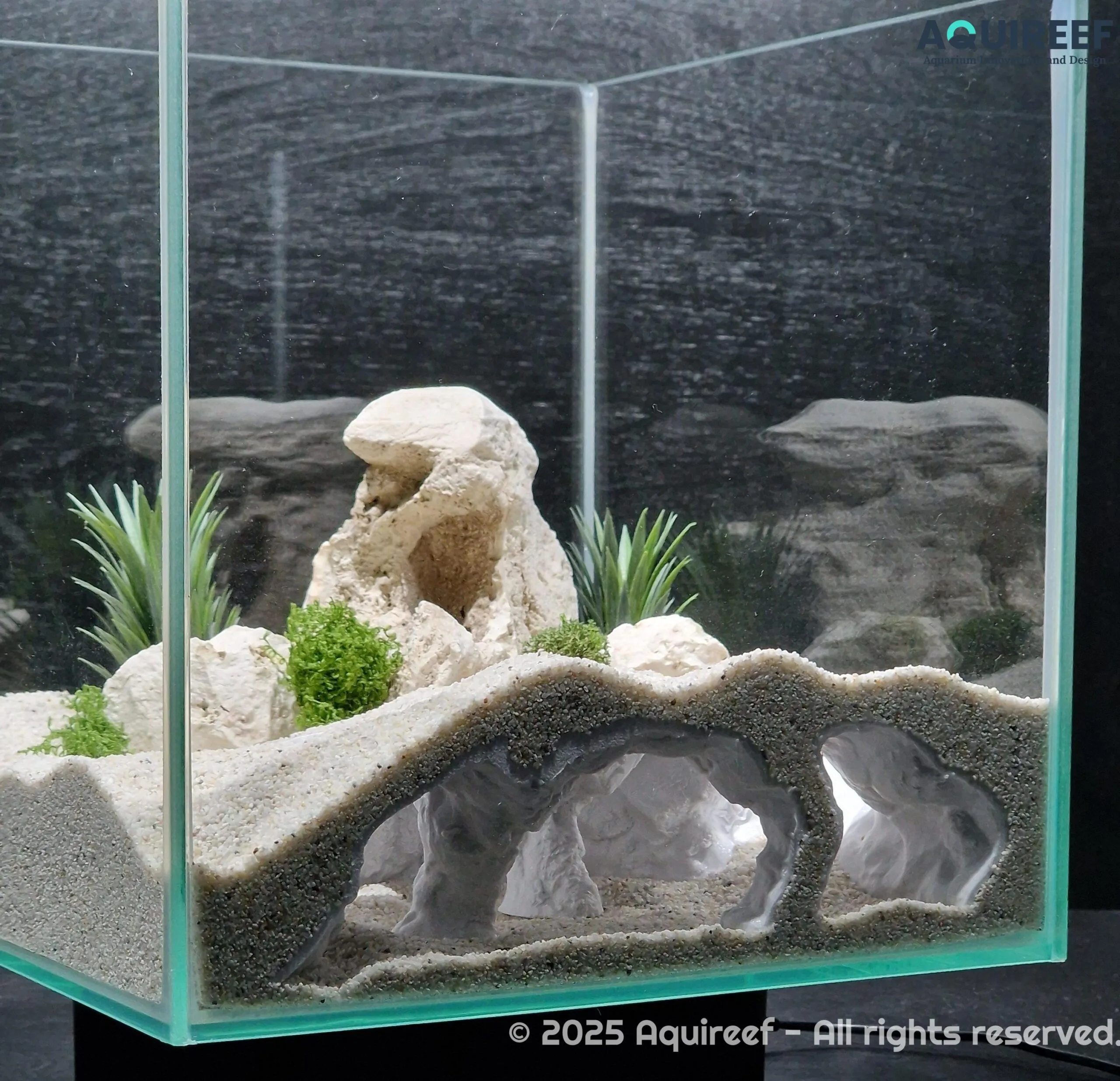 Aquarium & Terrarium Centerpiece Decoration - a Mythic Historical Cave for Pet Hide, Rest, Exploration and Observation | The Atlantis Catacombs Cave 3D Printable STL File - Image 5