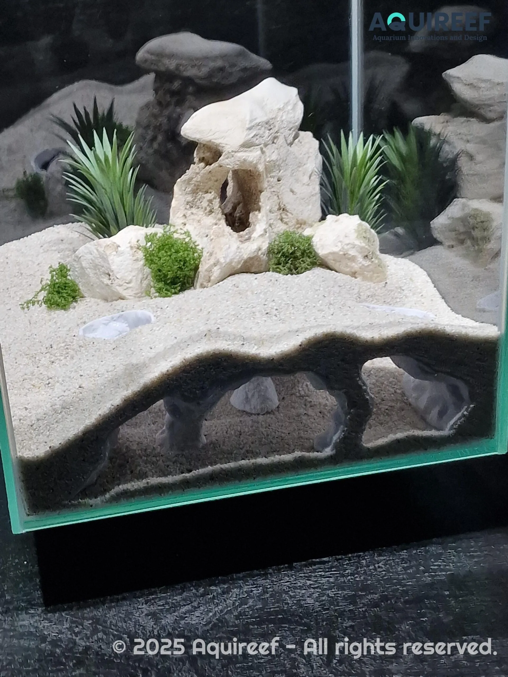 Aquarium & Terrarium Centerpiece Decoration - a Mythic Historical Cave for Pet Hide, Rest, Exploration and Observation | The Atlantis Catacombs Cave 3D Printable STL File - Image 7