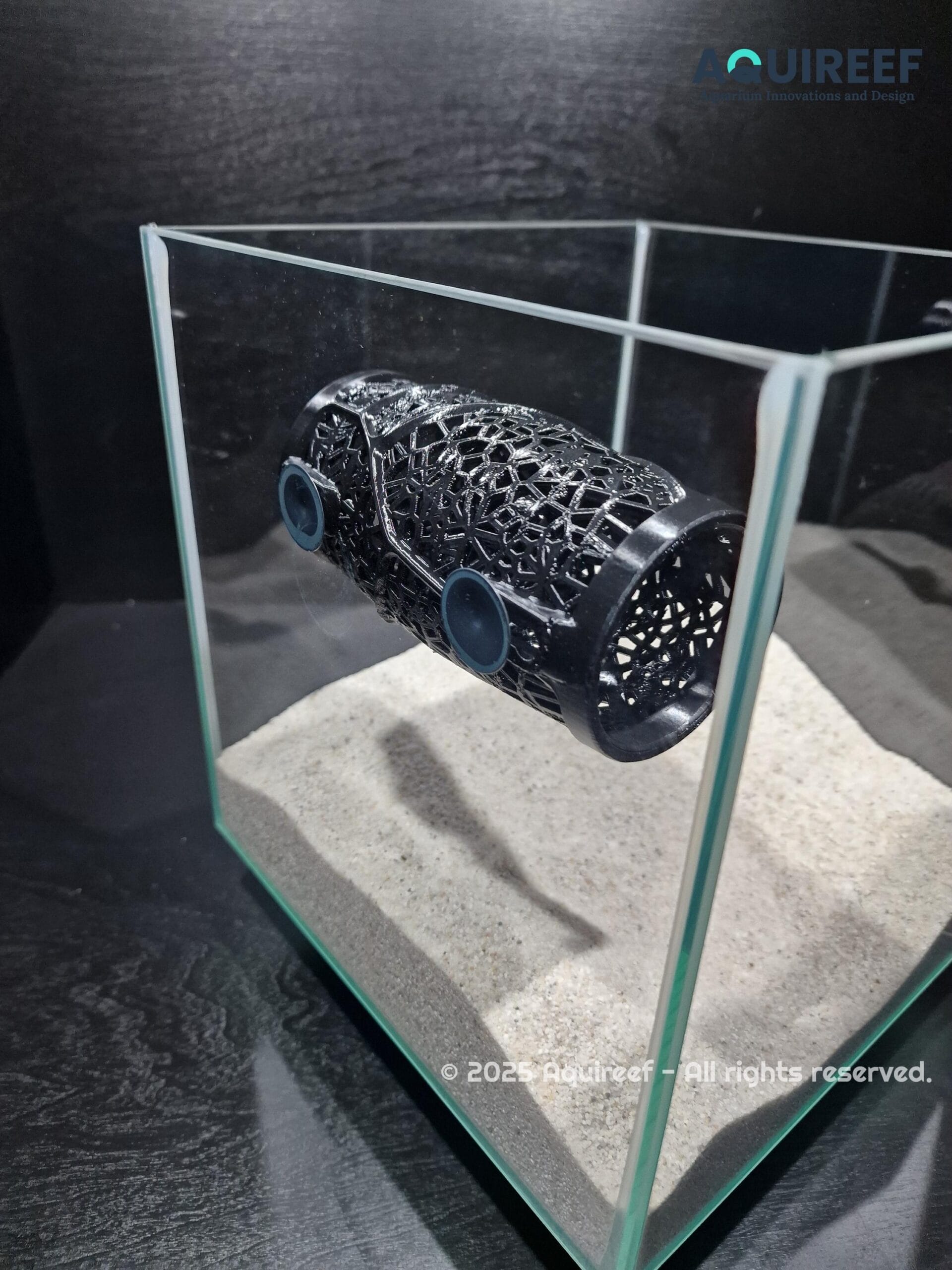 Betta Fish Voronoi Hide, DIY Betta Tunnel & Shelter, Shrimp Cave, Fish Tank Decoration | Betta Tunnel 3D Printable STL File - Image 4