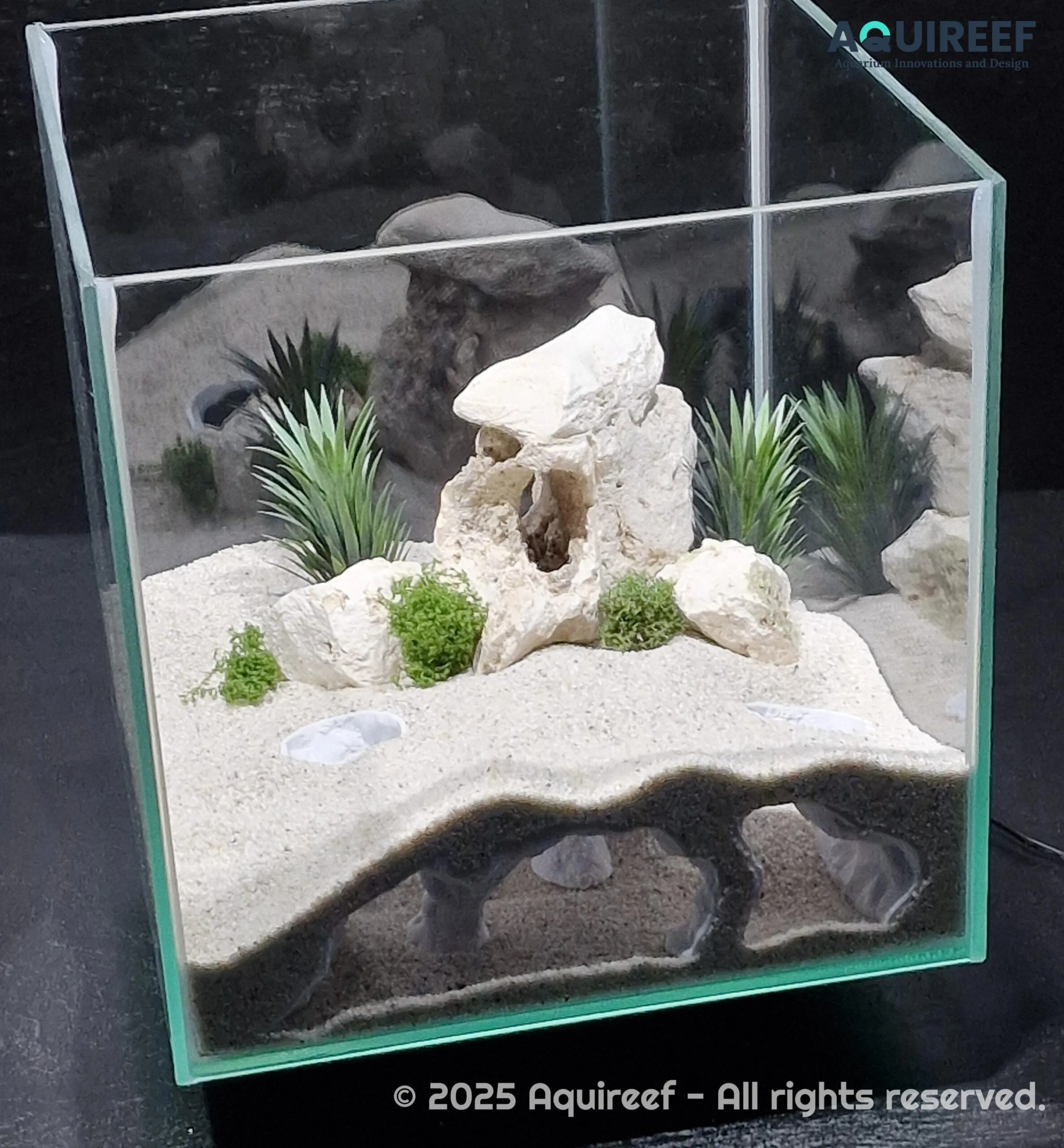 Aquarium & Terrarium Centerpiece Decoration - a Mythic Historical Cave for Pet Hide, Rest, Exploration and Observation | The Atlantis Catacombs Cave 3D Printable STL File - Image 6
