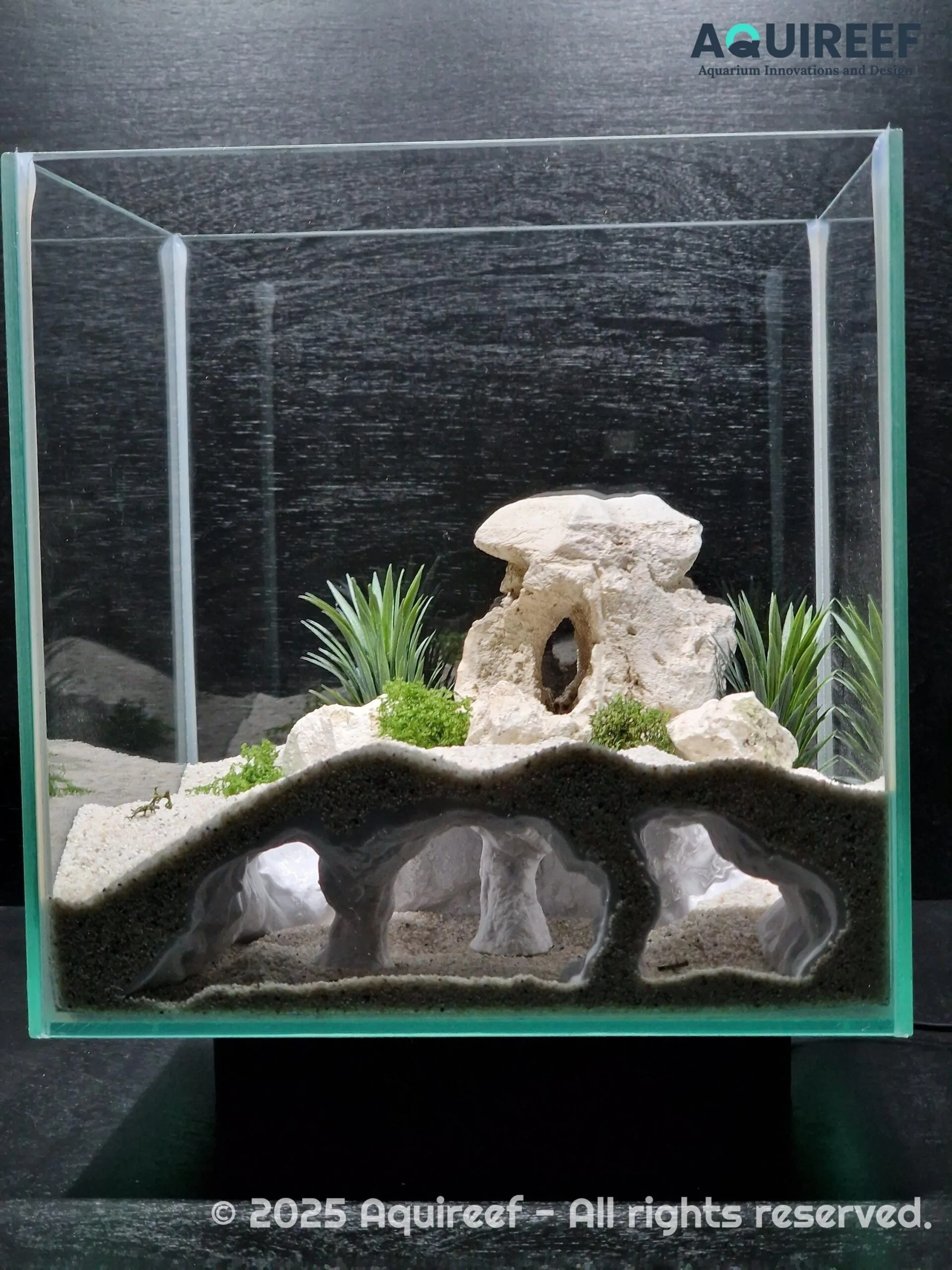 Aquarium & Terrarium Centerpiece Decoration - a Mythic Historical Cave for Pet Hide, Rest, Exploration and Observation | The Atlantis Catacombs Cave 3D Printable STL File - Image 2